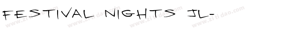Festival Nights JL字体转换